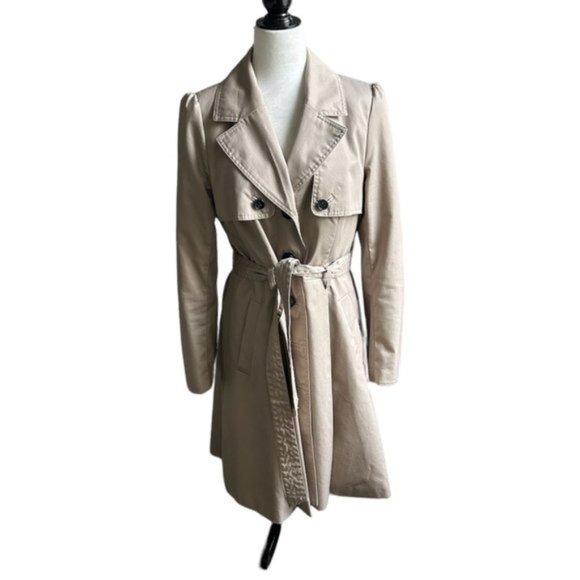 H&M Jackets & Coats Hm Womens Trench Coat Us 2 Poshmark